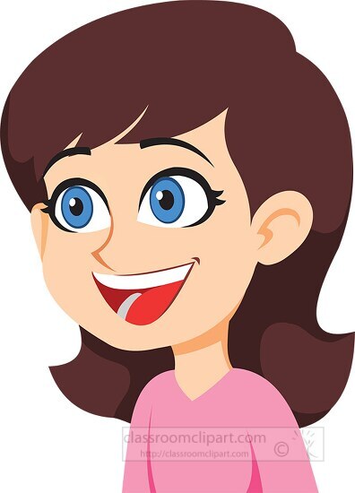 girl_character_exited_expression_clipart - Classroom Clip Art