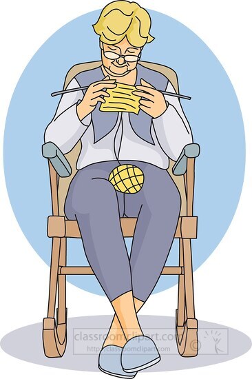 grandmother-knitting-in-rocking-chair-classroom-clip-art
