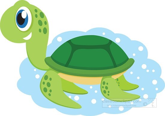 Turtle Clipart-green sea turtle clipart 615
