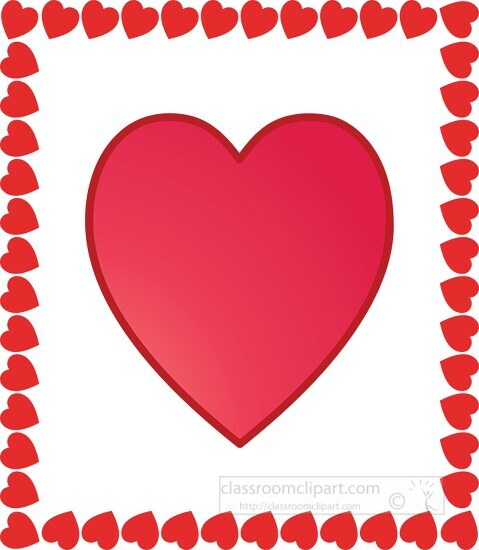 Free heart in square heart clipart - Classroom Clipart