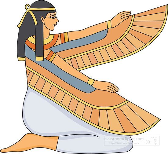 Maat Egyptian Goddess Classroom Clip Art 5670