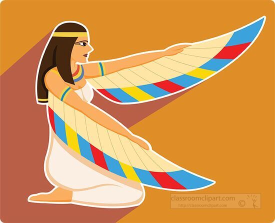 Maat Egyptian Goddess Clipart Classroom Clip Art 6178