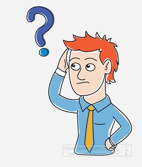 man-scratching head with question mark copy2 - Classroom Clipart