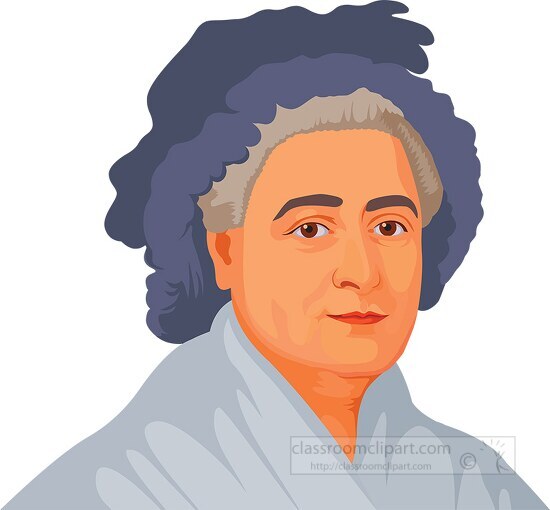 Martha Custis Washington First Lady Clipart - Classroom Clip Art