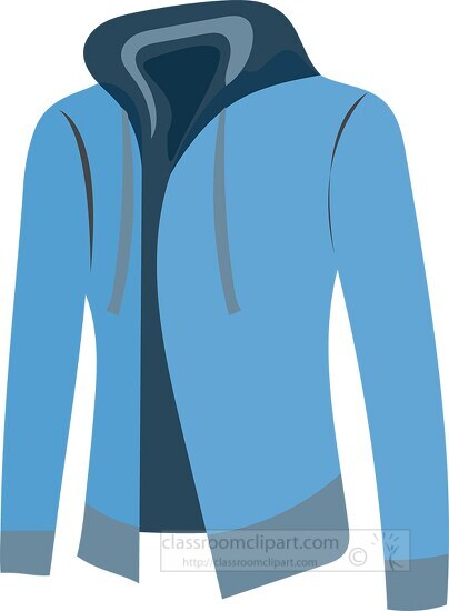 mens blue sweatshirt clipart - Classroom Clip Art