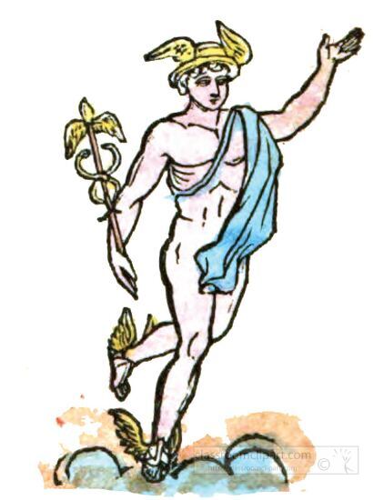 Mercury Mythology - Classroom Clip Art