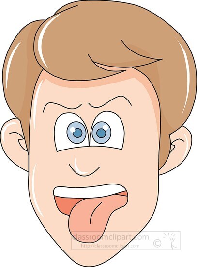 mischievous facial expression clipart - Classroom Clip Art