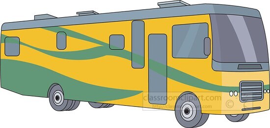 motor home 3 clipart - Classroom Clip Art