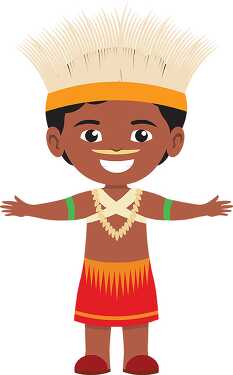 papua new guinea traditional clothing clipart - Classroom Clip Art