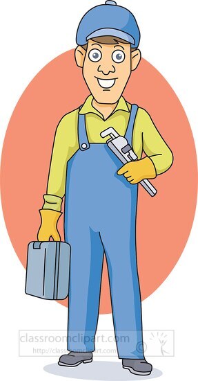 plumber 1028 - Classroom Clip Art