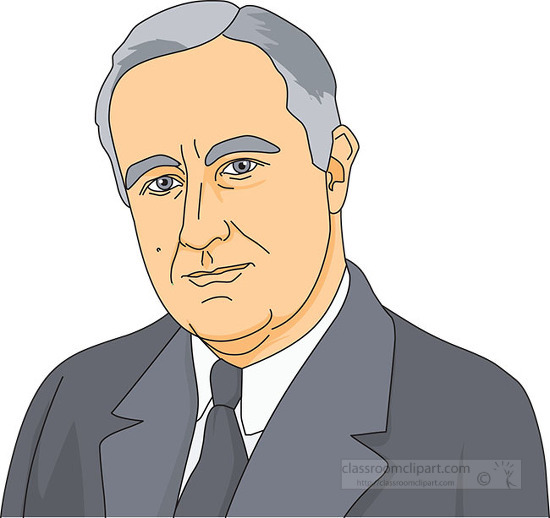 president-franklin-d-roosevelt-clipart - Classroom Clip Art