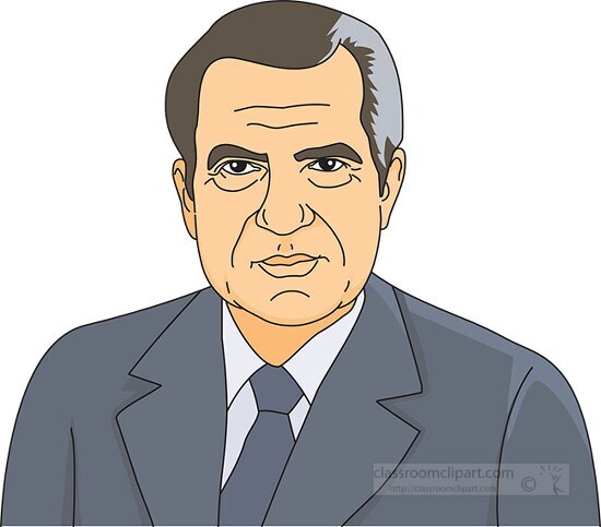 president-richard-nixon-clipart - Classroom Clipart