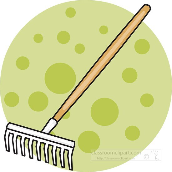 rake gardening tools clipart - Classroom Clip Art