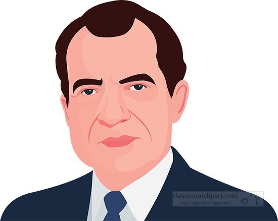 richard-nixon-american-presidents-37-clipart - Classroom Clip Art