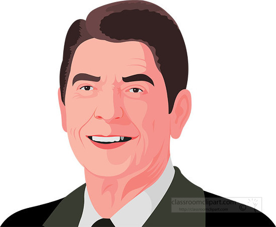 Free ronald-reagan-american-presidents-40-clipart-0 - Classroom Clipart