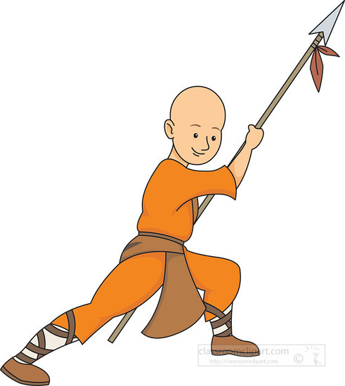 shaolin warriors monk clipart - Classroom Clip Art