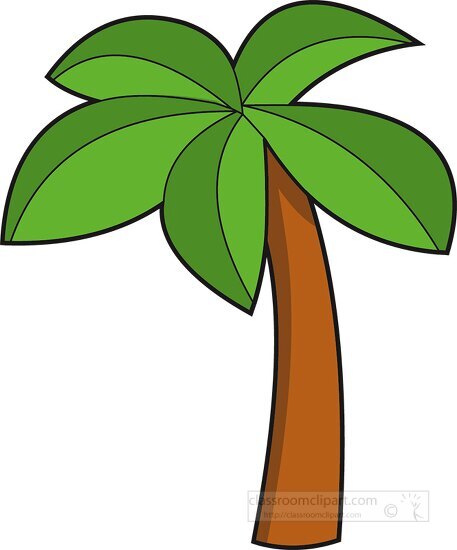 simple palm tree clipart - Classroom Clip Art