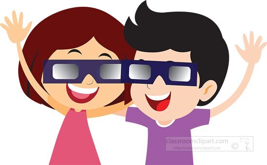 solar eclipse glasses clipart - Classroom Clip Art