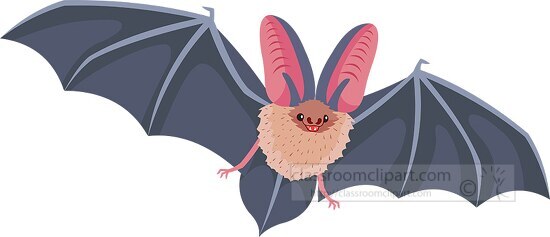 virginia big eared bat - Classroom Clip Art