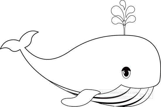 Animal Outline Clipart-fish on hook 09 outline cliprt