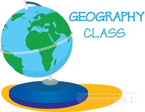 world globe geography class Classroom Clip Art