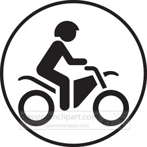 symbol motor bike trail