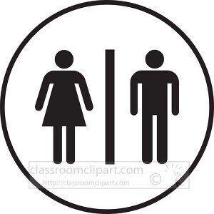 symbol restrooms