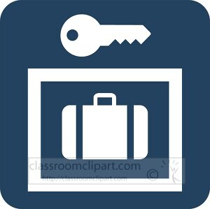 symbols services lockers storage color
