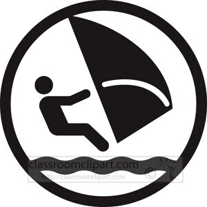 symbols wind surfing