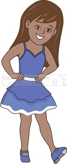 tap dancer wearing purple outfit clipart