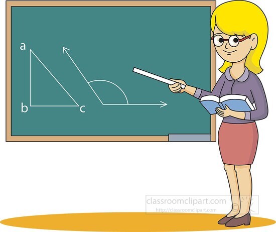teacher teaching clipart