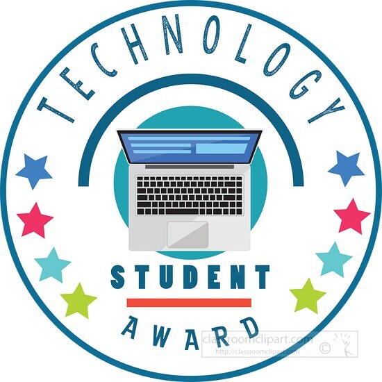 technology student award clipart 2