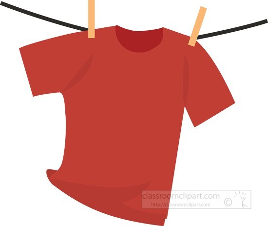 tee shirt hanging
