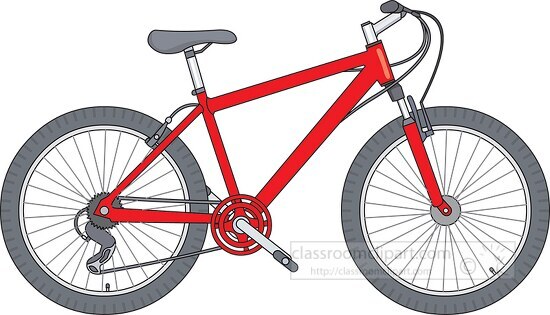 trails bicyle clipart