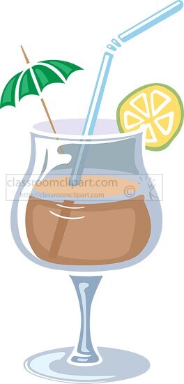 tropical drink clip art