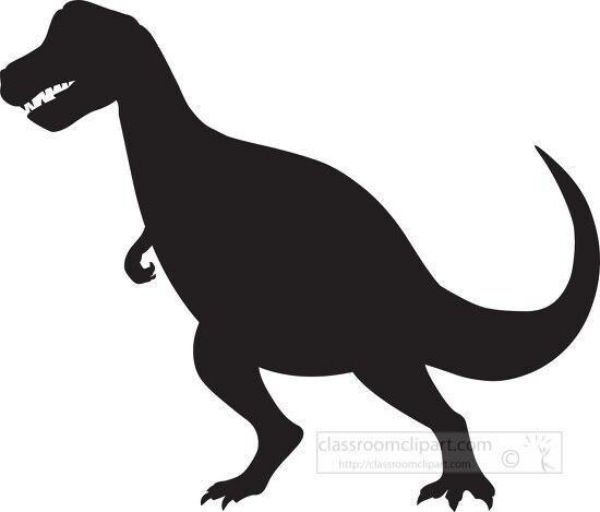 tryannosaurus dinosaur silhouette