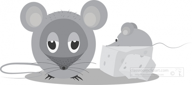 two-mice-with-one-on-top-of-cheese gray color