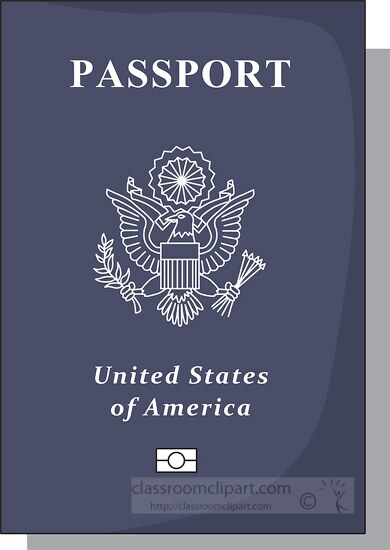 US Passport Clipart