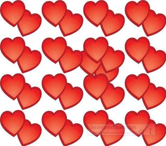 valentines heart pattern
