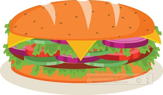 veg-jumbo-burger-subway-clipart