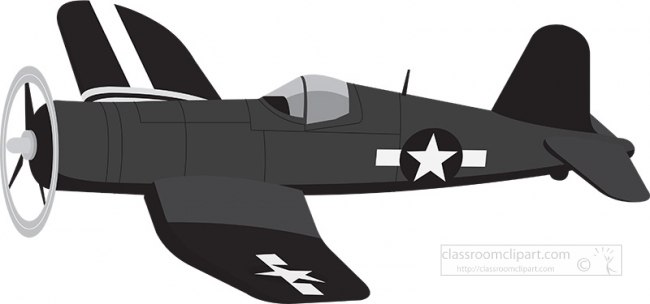 vought f4u corsair US aircraft gray color