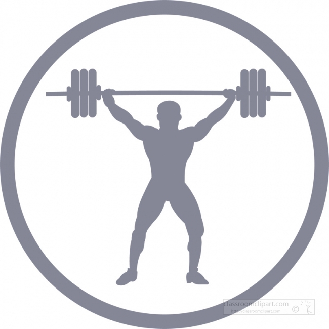 olympic lifting silhouette