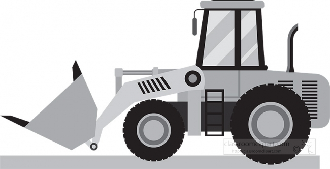 wheel loader construction and machinary gray color