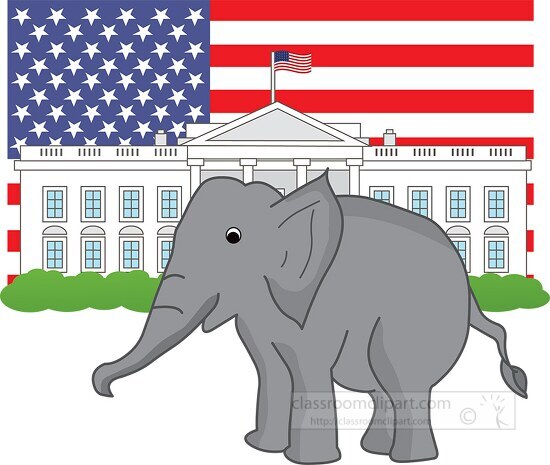 white house flag democrates republican