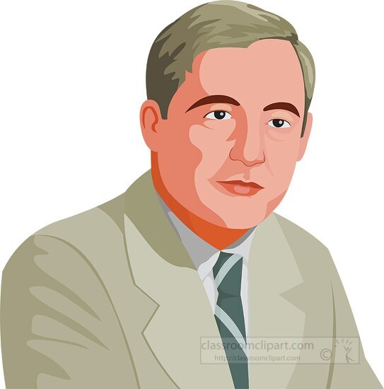 willard boyle inventor of charge coupled device clipart