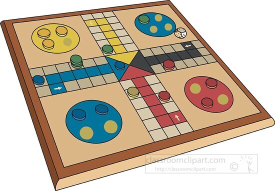 wooden game board clipart