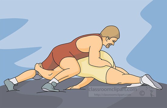 wrestling move the pin clipart