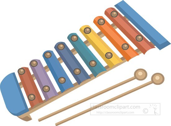 xylophone music instrument clipart 1009