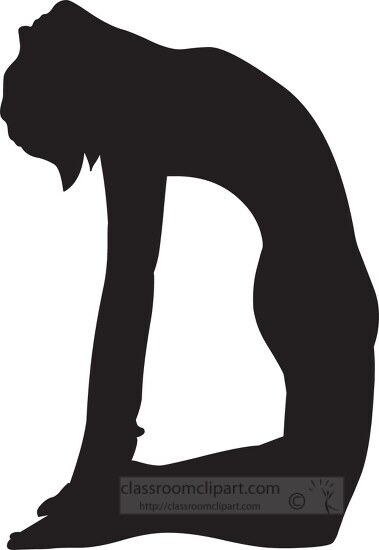 Female Yoga Pose Silhouette - Yoga Silhouette Png, Transparent Png - kindpng