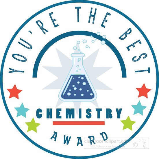 youre the best chemistry award clipart